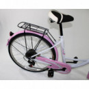 MX-03 - Bicileta Paseo Adulto Tipo Holandes Rosa/blanco  RUIYUN