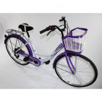 MX-03 - Bicileta Paseo Adulto Tipo Holandes Purpura/blanco  RUIYUN