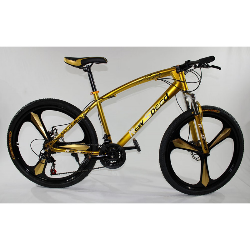 TWALD PT NINETY ONE 26型hi-ten 420mm8速MTB MTB-T002-C - Bicicleta Montaña Adulto Oro NEW SPEED - Guanxe