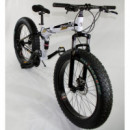 FTB-T009 - Bicicleta Fatbike Adulto Blanco/negro  NEW SPEED