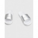 Chanclas de Estilo Pala Metalizadas de TOMMY HILFIGER