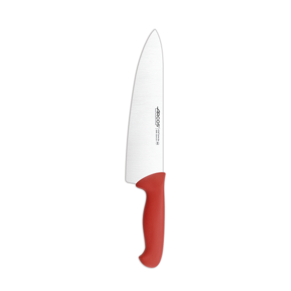 Cuchillo Arcos Cocinero Rojo Ancho 250 Mm