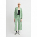 ICHI Chaquetas Mujer Blazer Kate Print