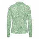 ICHI Chaquetas Mujer Blazer Kate Print