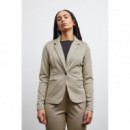 Chaquetas Mujer Blazer ICHI Kate Cameleon Sandshell