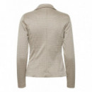 Chaquetas Mujer Blazer ICHI Kate Cameleon Sandshell