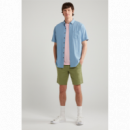 Camisetas Hombre Camiseta de Hombre FARAH Manga Corta Eddie Coral Blush