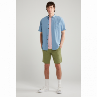 Camisetas Hombre Camiseta de Hombre FARAH Manga Corta Eddie Coral Blush