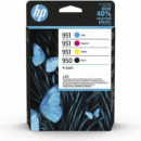 HP Cartucho de Tinta Original Value Pack Bk/c/m/y Nº 950-951