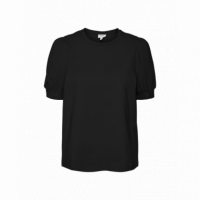 Camisetas Mujer Camiseta de Mujer VERO MODA Manga Corta Abullonada Kerry Black - Guanxe Atlantic Marketplace