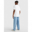 Camiseta con Logo Retro de TOMMY HILFIGER