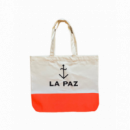Bolsa Bolso Tote Bag LA PAZ Ecru Fluor