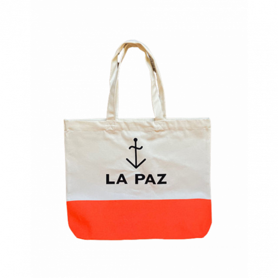 Bolsa Bolso Tote Bag LA PAZ Ecru Fluor