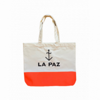 Bolsa Bolso Tote Bag LA PAZ Ecru Fluor