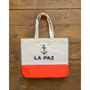 Bolsa Bolso Tote Bag LA PAZ Ecru Fluor