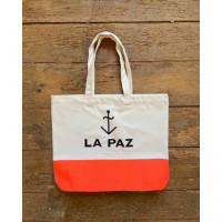 Bolsa Bolso Tote Bag LA PAZ Ecru Fluor