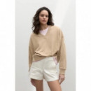 Jerséis y Sudaderas Sudadera de Mujer ECOALF Stuttgart Beige