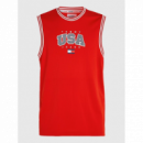 Camiseta TOMMY JEANS Usa Roja