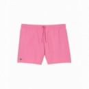 Bañadores Bañador Corto de Hombre LACOSTE Secado Rápido Rosa