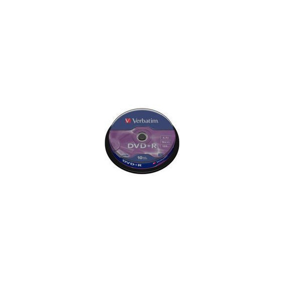 VERBATIM Dvd+r 4.7GB 16X 120MIN Bote 10