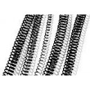 GBC Espiral Plasticas 10MM Color Negro