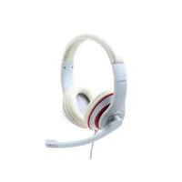 GEMBIRD Auricular con Microfono Blanco y Rojo - Guanxe Atlantic Marketplace