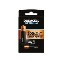 DURACELL Optimum 200 DROLR6B4 Pila Alcalina Aa LR6 Blister X4