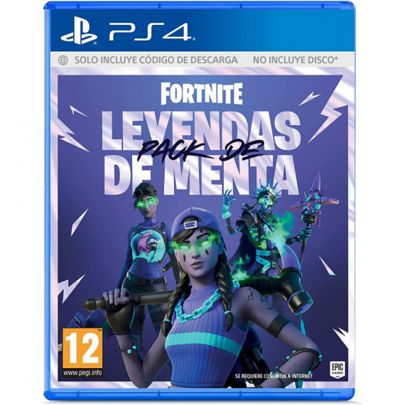 PS4 Fortnite Pack de Leyendas de Menta Digital Code-no Disc. Playstation 4  SONY