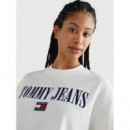 Crop Top de Manga Corta de los Archivos Tommy Jeans  TOMMY HILFIGER