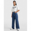 Crop Top de Manga Corta de los Archivos Tommy Jeans  TOMMY HILFIGER