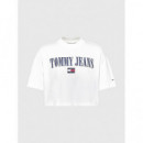 Crop Top de Manga Corta de los Archivos Tommy Jeans  TOMMY HILFIGER