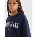 Crop Top de Manga Corta de los Archivos Tommy Jeans  TOMMY HILFIGER