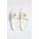 Chanclas de Estilo Pala White Premium de SIKSILK