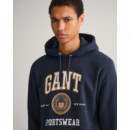 Sudadera Gant Azul marina