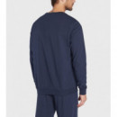 Camiseta manga baja DKNY azul marina