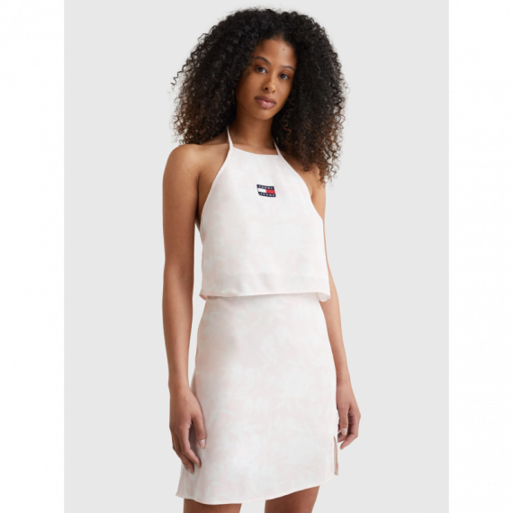 Top TOMMY JEANS Floral Rosa Pastel