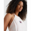 Top TOMMY JEANS Floral Rosa Pastel