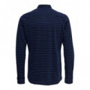 Camisa Only&Sons azul marina