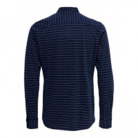 Camisa Only&Sons azul marina