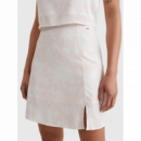 Falda TOMMY JEANS Froral Rosa Pastel