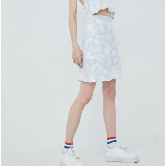 Falda TOMMY JEANS Floral Celeste