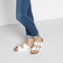 Calzado BIRKENSTOCK Arizona Birko-flor Esmaltado Patent White