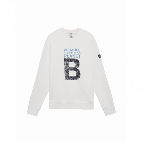 Jerséis y Sudaderas Sudadera ECOALF de Hombre Great B Blanca