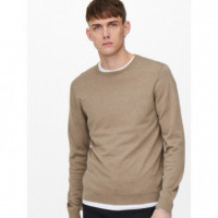 Jersey Punto Only&Sons beige