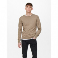 Jersey Punto Only&Sons beige