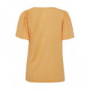 B-YOUNG Camisetas Mujer Camiseta B.young Sakia Peach Cobbler