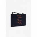 ECRU Neceseres Bolso de Mano Ecoalf New Lupita Deep Navy