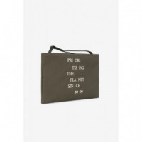 ECRU Trousse de toilette Ecoalf New Lupita Khaki Hand Bag