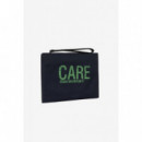 ECRU Neceseres Bolso de Mano Ecoalf New Lupita Navy