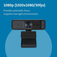 Webcam KENSINGTON W2000 Full HD 1080P Black